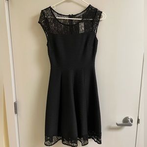 Brixon Ivy Dorene Lace Detail Dress - Black - XS - NWT